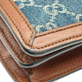グッチ GUCCI ディオニュソスチェーンショルダー 400249 ブルー/ブラウン デニム/レザー レディース ショルダーバッグ