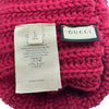 グッチ GUCCI ニットキャップ 652656 レッド ウール レディース その他ファッション雑貨