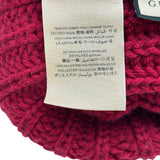 グッチ GUCCI ニットキャップ 652656 レッド ウール レディース その他ファッション雑貨