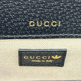 グッチ GUCCI ホースビット1955 ミニ adidasコラボ 658574 ブラック レザー レディース ショルダーバッグ
