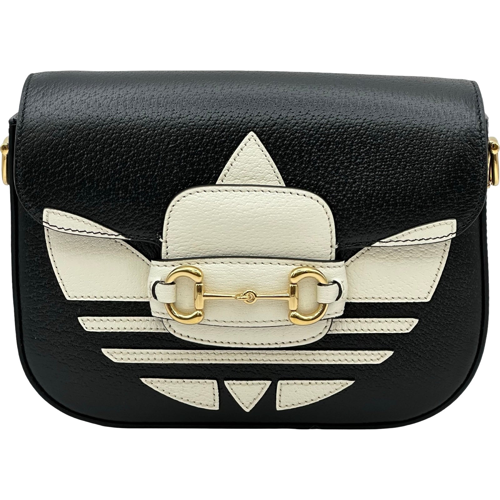 グッチ GUCCI ホースビット1955 ミニ adidasコラボ 658574 ブラック