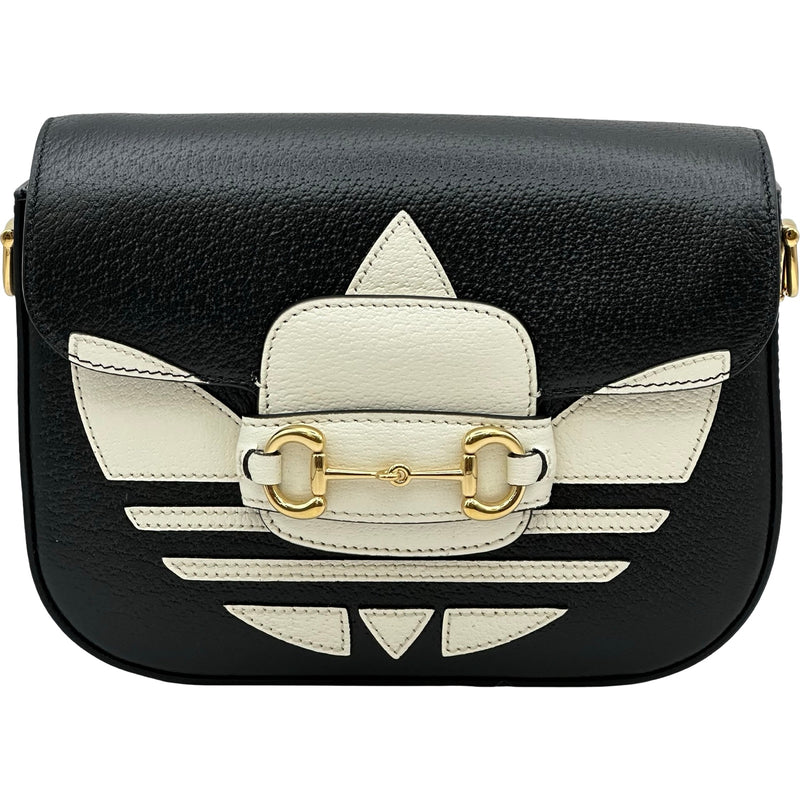 グッチ GUCCI ホースビット1955 ミニ adidasコラボ 658574 ブラック