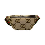 グッチ GUCCI ジャンボGGベルトバッグ 696031 ブラウン ジャンボGGキャンバス メンズ ウエストバッグ