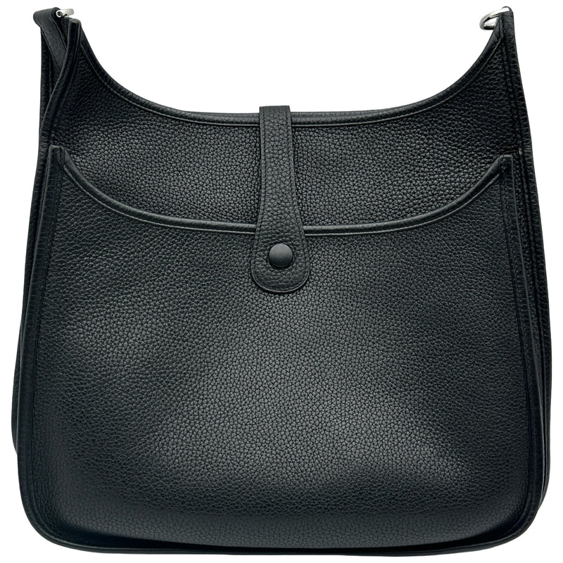 エルメス HERMES エヴリン3GM C刻印 ブラック/シルバー金具 トリヨン