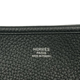 エルメス HERMES エヴリン3GM C刻印 ブラック/シルバー金具 トリヨン レディース ショルダーバッグ