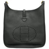 エルメス HERMES エヴリン3PM W刻印 ブラック/ゴールド金具 トリヨン レディース ショルダーバッグ