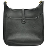 エルメス HERMES エヴリン3PM W刻印 ブラック/ゴールド金具 トリヨン レディース ショルダーバッグ