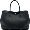 エルメス HERMES ガーデンパーティPM D刻印 ブラック/シルバー金具 ネゴンダ レディース トートバッグ