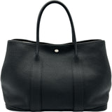 エルメス HERMES ガーデンパーティPM D刻印 ブラック/シルバー金具 ネゴンダ レディース トートバッグ
