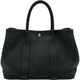 エルメス HERMES ガーデンパーティPM D刻印 ブラック/シルバー金具 ネゴンダ レディース トートバッグ