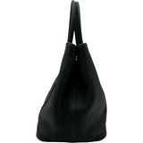 エルメス HERMES ガーデンパーティPM D刻印 ブラック/シルバー金具 ネゴンダ レディース トートバッグ
