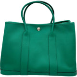 エルメス HERMES ガーデンパーティTPM Z刻印 ヴェールジェイド シルバー金具 エプソン レディース ハンドバッグ