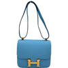 エルメス HERMES コンスタンス3 24 D刻印 セレステ ゴールド金具 エプソン レディース ショルダーバッグ