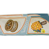 エルメス HERMES ツイリー FUNNY ICECREAM ホワイト/ライトブルー シルク レディース スカーフ