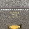 エルメス HERMES バーキン25 K刻印 エトゥープ ゴールド金具 トゴ レディース ハンドバッグ