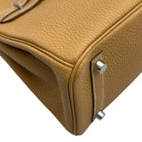 エルメス HERMES バーキン25 W刻印 ナチュラルサブレ シルバー金具 トリヨンクレマンス レディース ハンドバッグ
