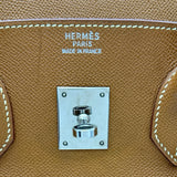 エルメス HERMES バーキン35 □D刻印 ゴールド ゴールド金具 エプソン レディース ハンドバッグ