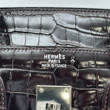 エルメス HERMES バーキン35 □K刻印 コカオン シルバー金具 ポロサスリセ レディース ハンドバッグ