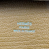 エルメス HERMES バスティア W刻印 キャラメル シルバー金具 シェブルミゾル ユニセックス コインケース