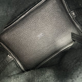エルメス HERMES ピコタンロックPM モノクローム Z刻印 ソーブラック ブラック金具 トリヨン レディース ハンドバッグ