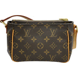 ルイ・ヴィトン LOUIS VUITTON ヴィバシテPM M51165 ブラウン モノグラムキャンバス レディース ショルダーバッグ