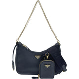 プラダ PRADA Re-Edition2005 バッグ 1BH204 ブラック サフィアーノ レディース ショルダーバッグ