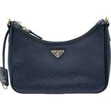 プラダ PRADA Re-Edition2005 バッグ 1BH204 ブラック サフィアーノ レディース ショルダーバッグ