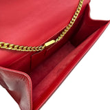 サンローラン SAINT LAURENT ケイトチェーンショルダー 354119 レッド グレインレザー レディース ショルダーバッグ