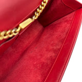 サンローラン SAINT LAURENT ケイトチェーンショルダー 354119 レッド グレインレザー レディース ショルダーバッグ