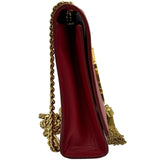 サンローラン SAINT LAURENT ケイトチェーンショルダー 354119 レッド グレインレザー レディース ショルダーバッグ