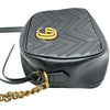 グッチ GUCCI GGマーモントショルダーバッグ 447632 ブラック レザー レディース ショルダーバッグ