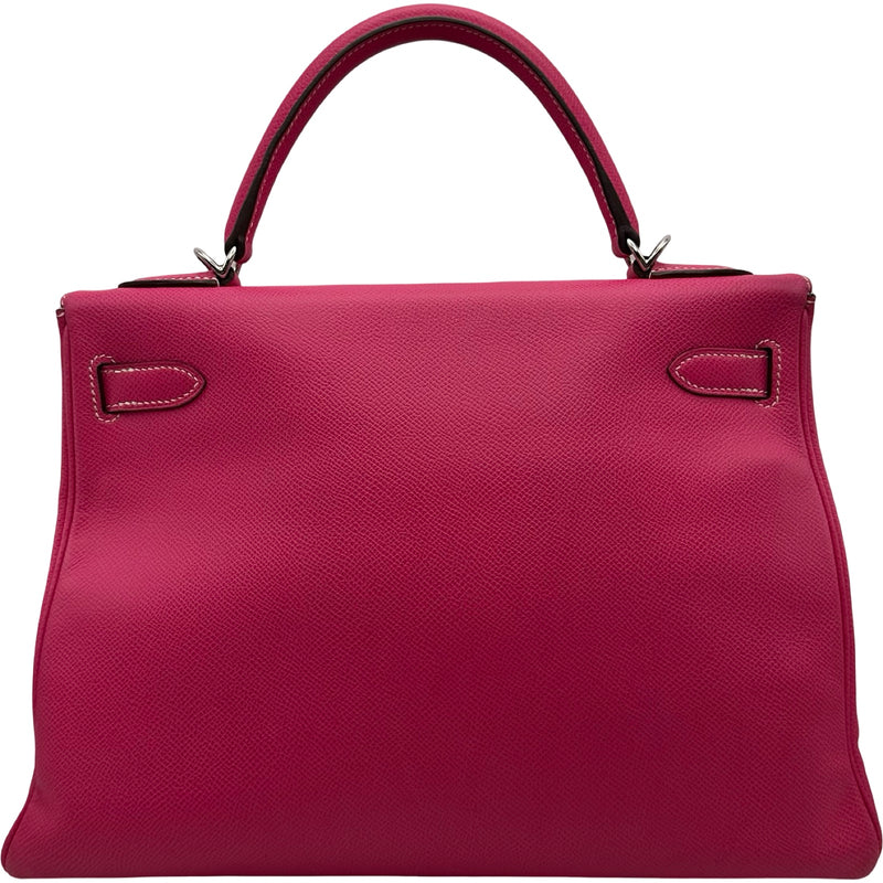 エルメス HERMES ケリー32 キャンディ O刻印 ローズティリアン/トスカ