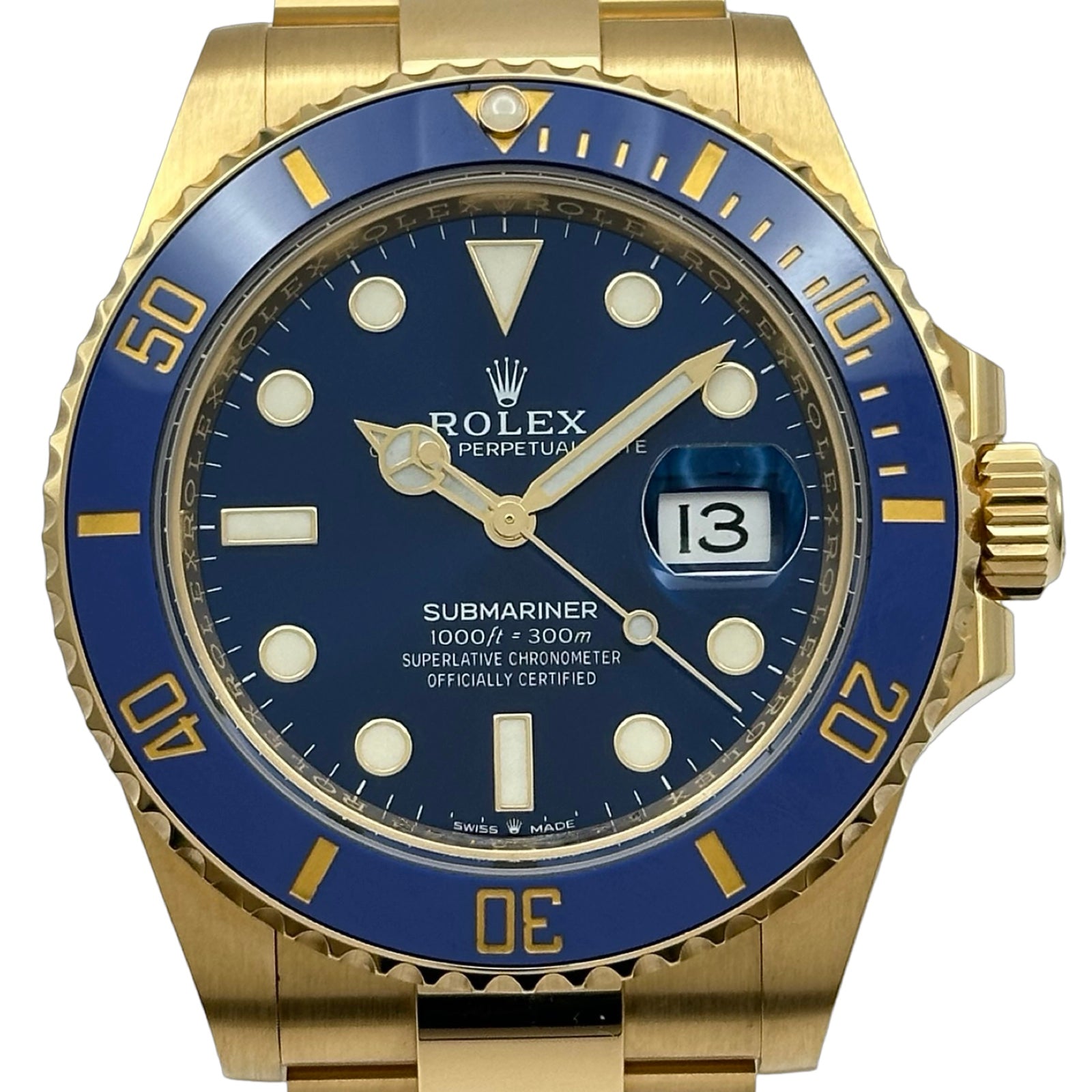 ロレックス ROLEX サブマリーナ 126618LB ブルー ゴールド 自動巻き