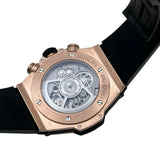 ウブロ HUBLOT ビッグ・バン ウニコ キングゴールド 411.OX.1180.RX ブラックスケルトン ピンクゴールド 自動巻き メンズ 腕時計