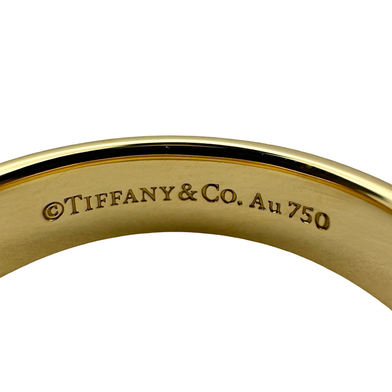 ティファニー TIFFANY＆CO ミルグレインリング ゴールド Au750
