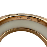 ブルガリ BVLGARI ビーゼロワンリング 2バンド ピンクゴールド Au750 ジュエリー