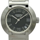 エルメス HERMES ノマード コンパス NO1.210 ブラック ステンレススチール 自動巻き レディース 腕時計