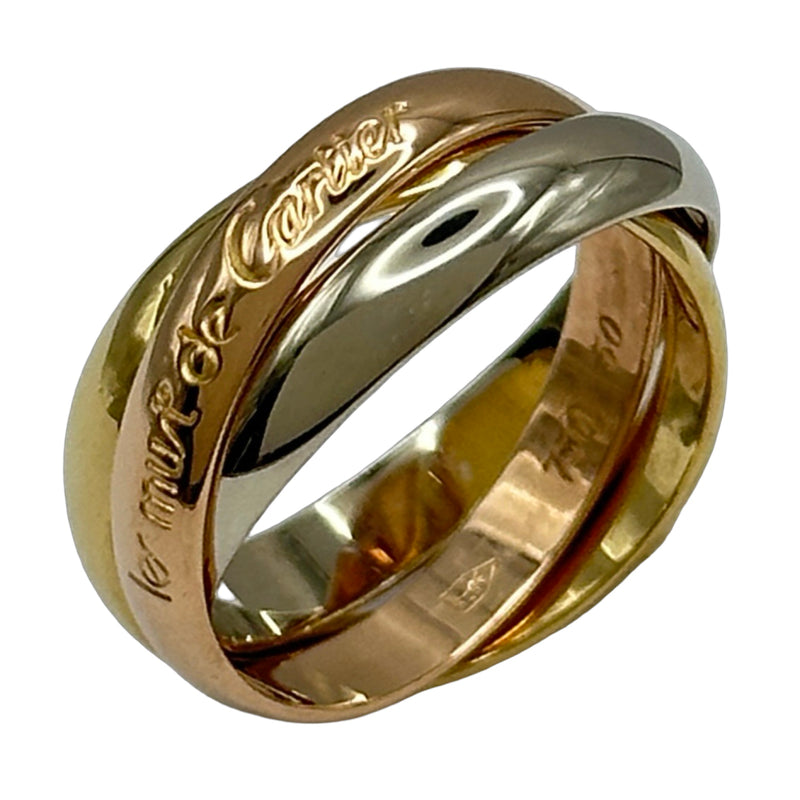カルティエ Cartier トリニティリング ゴールド/ホワイトゴールド