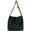シャネル CHANEL CHANEL22 スモール AS3260 ブラック/ゴールド金具 カーフ レディース ショルダーバッグ
