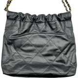 シャネル CHANEL CHANEL22 スモール AS3260 ブラック/ゴールド金具 カーフ レディース ショルダーバッグ