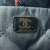 シャネル CHANEL CHANEL22 バッグ AS3261 ブルー シルバー金具 デニム/スパンコール レディース ショルダーバッグ