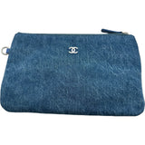 シャネル CHANEL CHANEL22 バッグ AS3261 ブルー シルバー金具 デニム/スパンコール レディース ショルダーバッグ