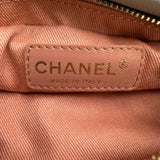 シャネル CHANEL キルティングイブニングバッグ 16番台 ライトブルー ゴールド金具 カーフスキン レディース ショルダーバッグ