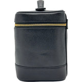 シャネル CHANEL ココマークバニティ A01998 4番台 ブラック ゴールド金具 キャビアスキン レディース ハンドバッグ