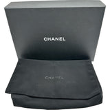 シャネル CHANEL チェーンウォレット ライトブルー ゴールド金具 キャビアスキン レディース ショルダーバッグ