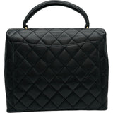 シャネル CHANEL マトラッセトップハンドルバッグ A12397 7番台 ブラック ゴールド金具 キャビアスキン レディース ハンドバッグ