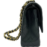 シャネル CHANEL マトラッセ25 A01112 ブラック/ゴールド金具 キャビアスキン レディース ショルダーバッグ