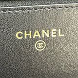 シャネル CHANEL マトラッセチェーンウォレット AP0250 ブラック ゴールド金具 ラムスキン レディース ショルダーバッグ