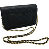 シャネル CHANEL マトラッセチェーンウォレット AP0250 ブラック ゴールド金具 ラムスキン レディース ショルダーバッグ