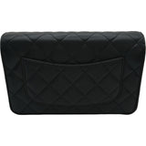 シャネル CHANEL マトラッセチェーンウォレット AP0250 ブラック ゴールド金具 ラムスキン レディース ショルダーバッグ